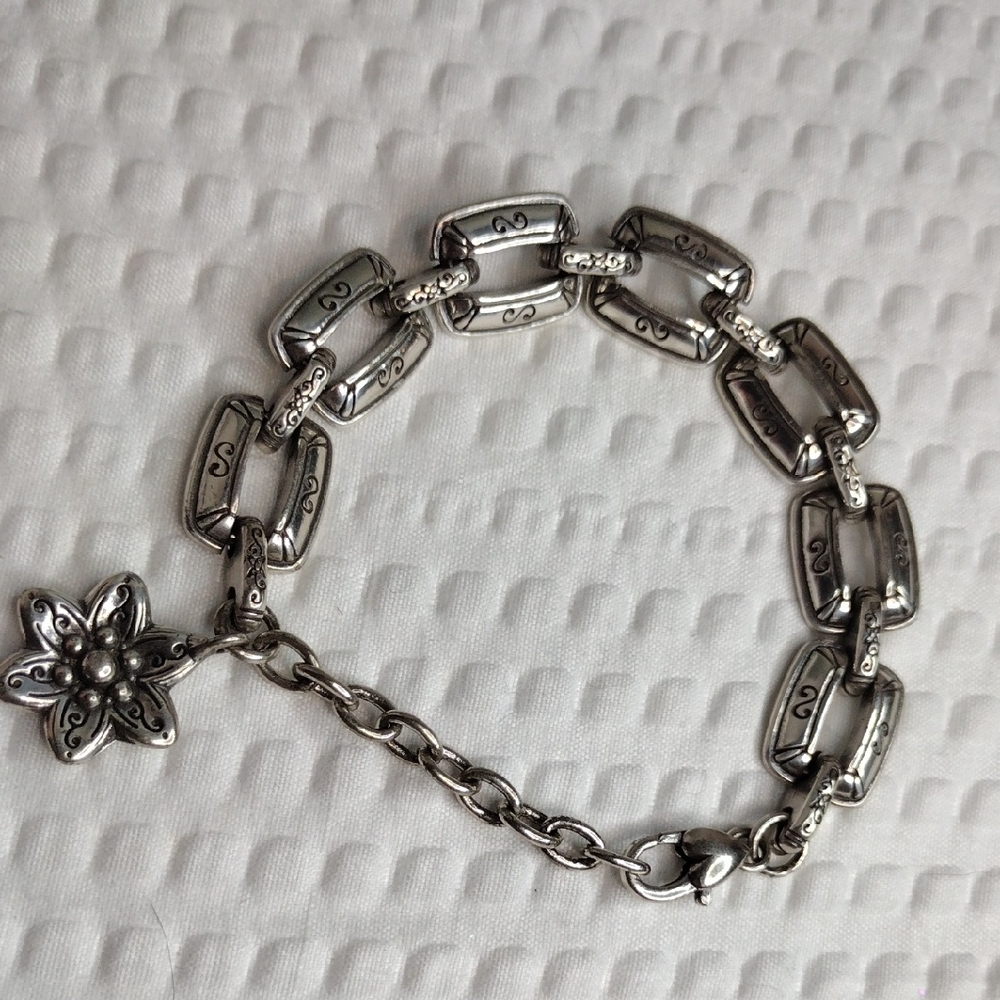 Brighton Link With Flower Bracelet